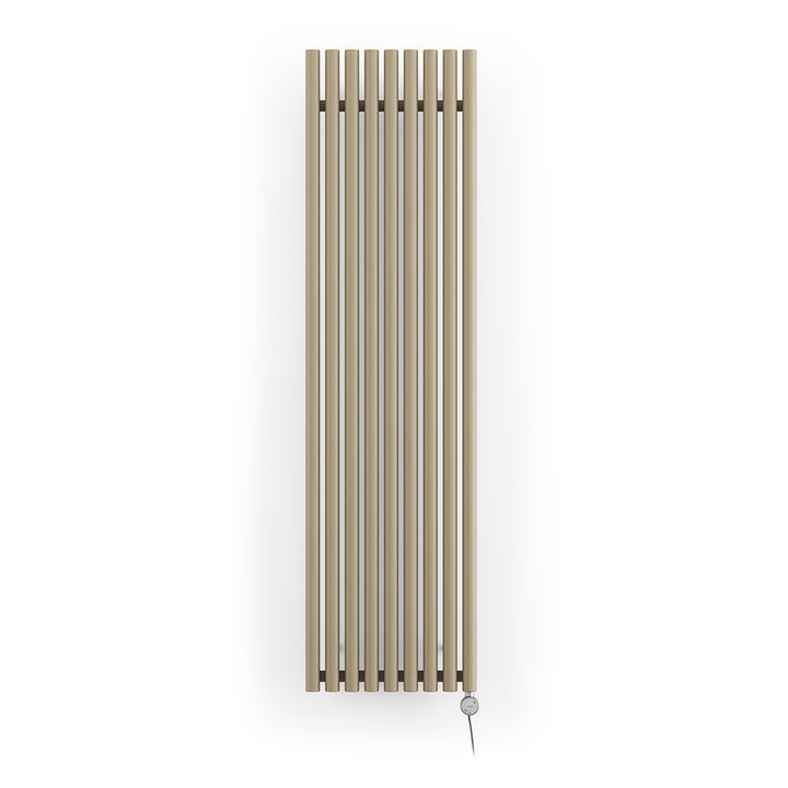 Rolo-Room - Quartz Mocha Vertical Electric Radiator H1800mm x W480mm 1000w Thermostatic