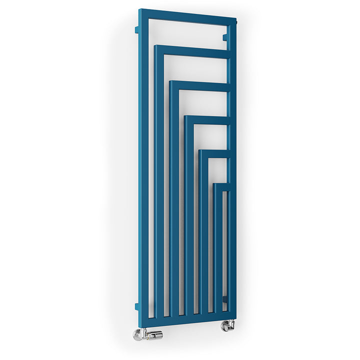 Angus  - Azure Blue Vertical Radiator H1460mm x W520mm Single Panel