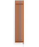 Rolo-Room - Copper Vertical Electric Radiator H1800mm x W370mm 800w Thermostatic