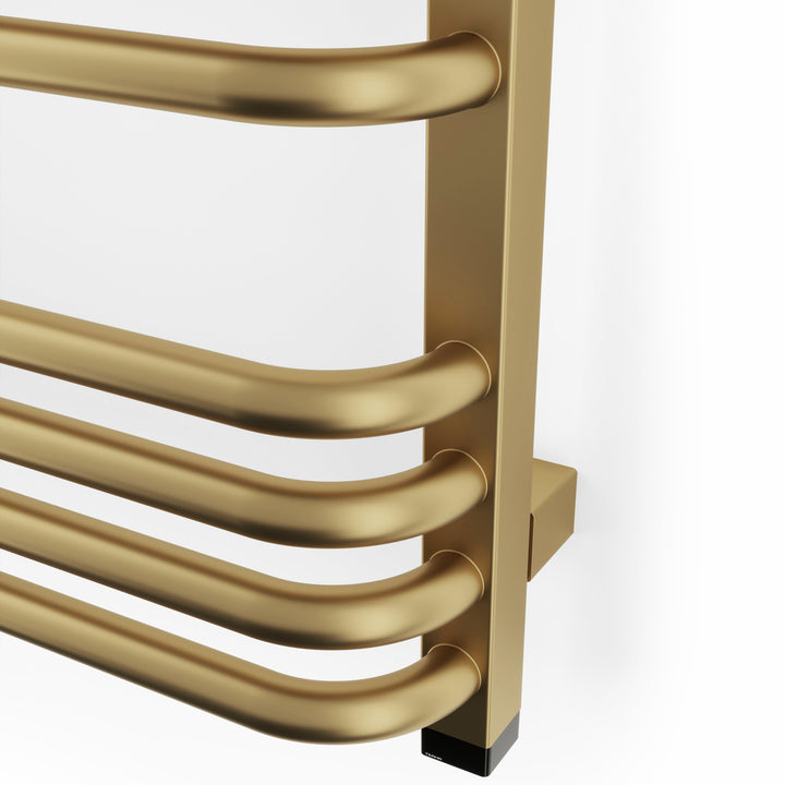 Alex One - Brass Electric Towel Rail H760mm x W500mm 400w Thermostatic