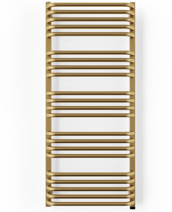 Alex One - Brass Electric Towel Rail H1140mm x W500mm 600w Thermostatic