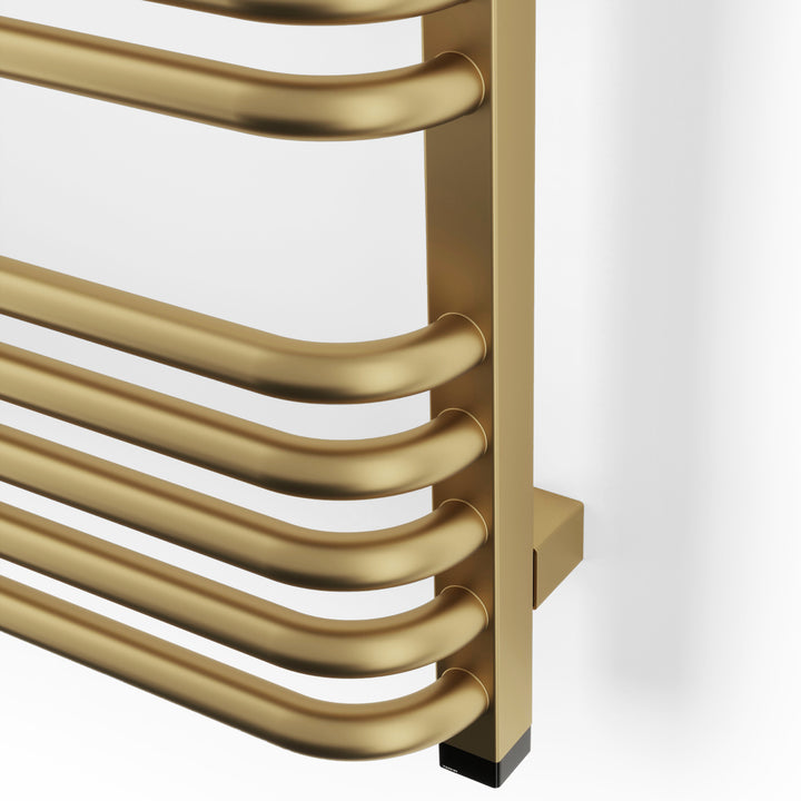 Alex One - Brass Electric Towel Rail H1140mm x W500mm 600w Thermostatic