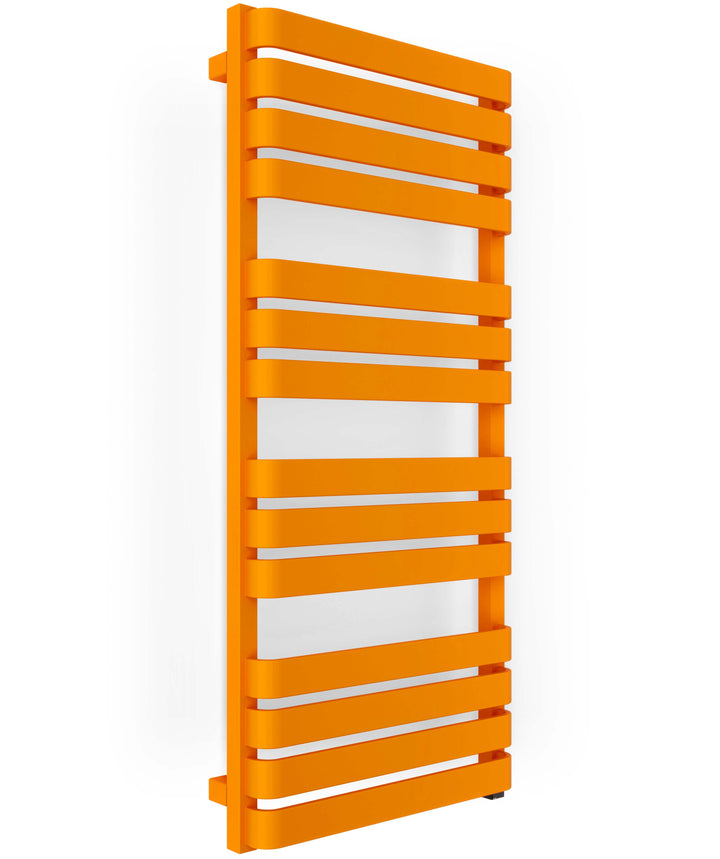 Warp T One - Orange Electric Towel Rail H1110mm x W500mm 600w Thermostatic