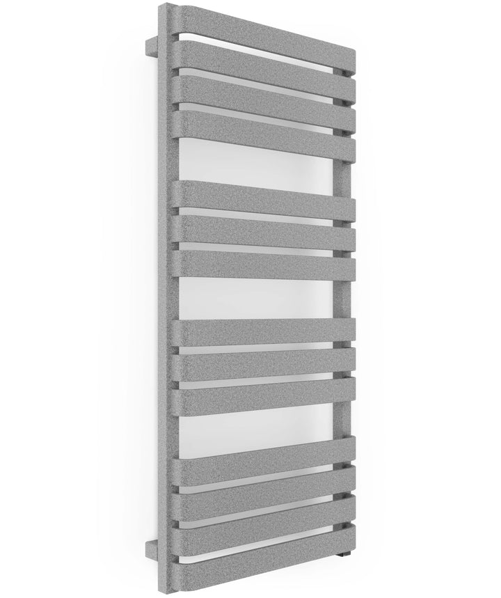 Warp T One - Salt & Pepper Electric Towel Rail H1110mm x W500mm 600w Thermostatic