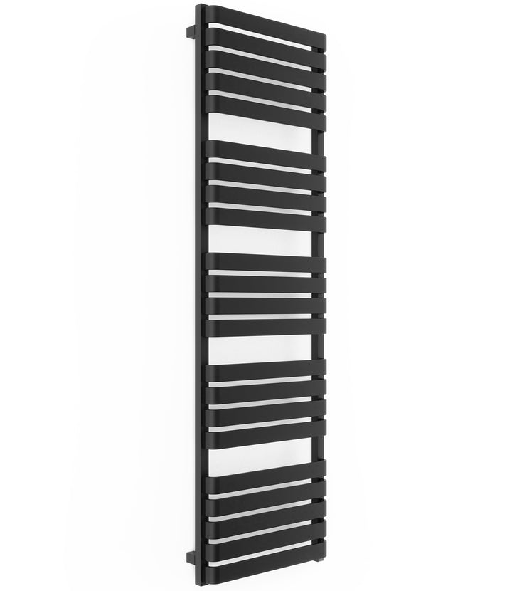 Warp T One - Black Electric Towel Rail H1695mm x W500mm 800w Thermostatic