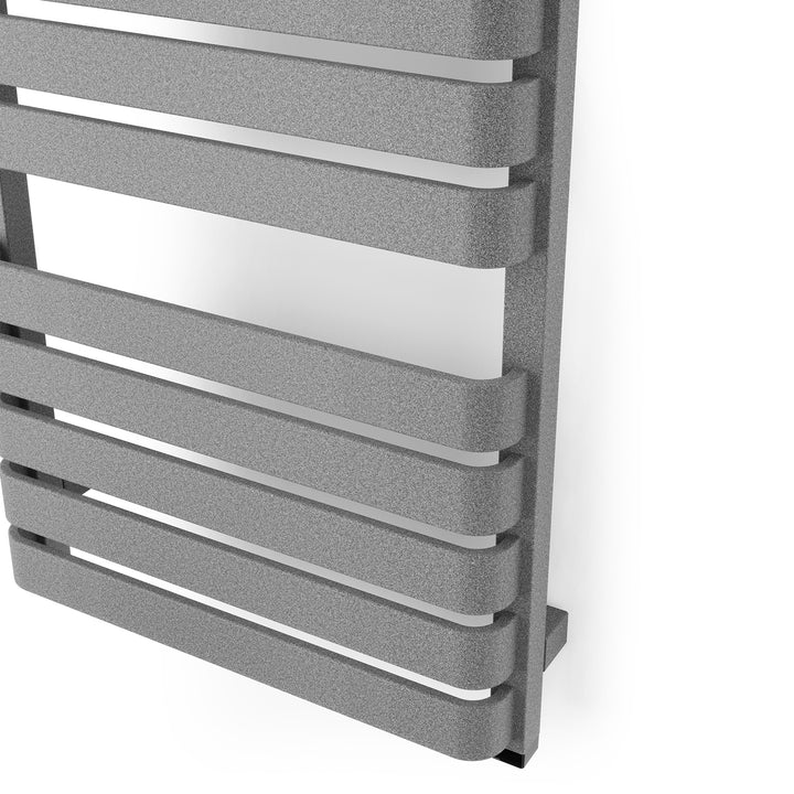 Warp T One - Salt & Pepper Electric Towel Rail H1695mm x W500mm 800w Thermostatic