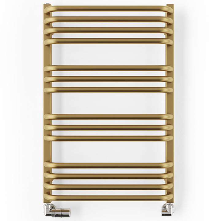 Alex - Brass Towel Radiator - H760mm x W500mm