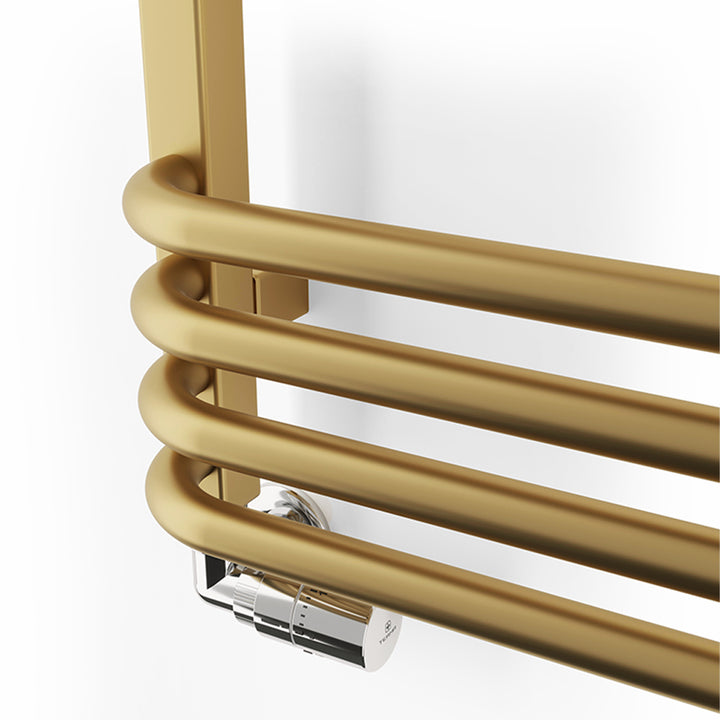 Alex - Brass Towel Radiator - H760mm x W500mm