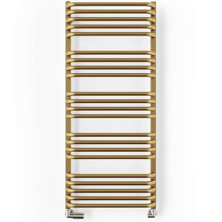 Alex - Brass Towel Radiator - H1140mm x W500mm