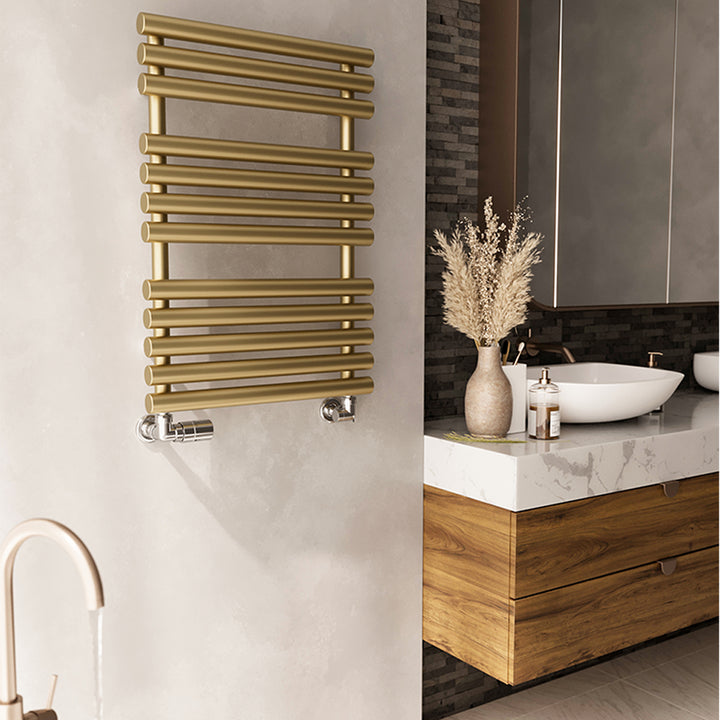 Rolo-Towel - Brass Towel Radiator - H755mm x W520mm