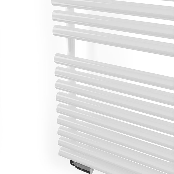 Rolo-Towel - White Towel Radiator - H1800mm x W520mm