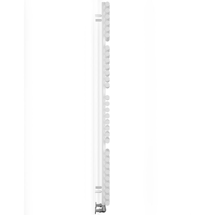 Rolo-Towel - White Towel Radiator - H1800mm x W520mm