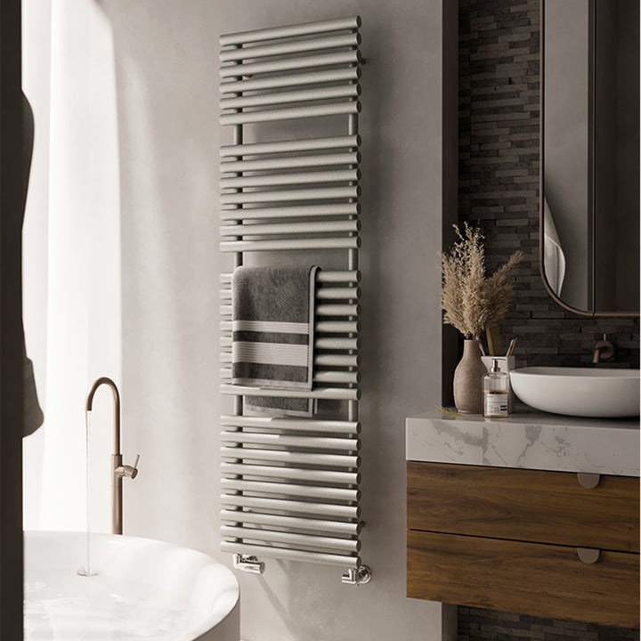 Rolo-Towel - Salt & Pepper Towel Radiator - H1800mm x W520mm