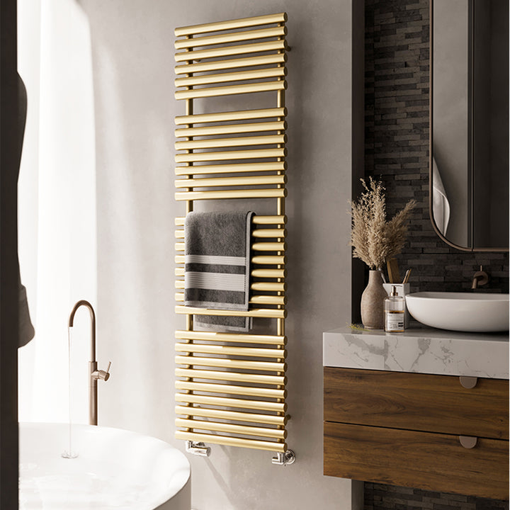 Rolo-Towel - Brass Towel Radiator - H1800mm x W520mm