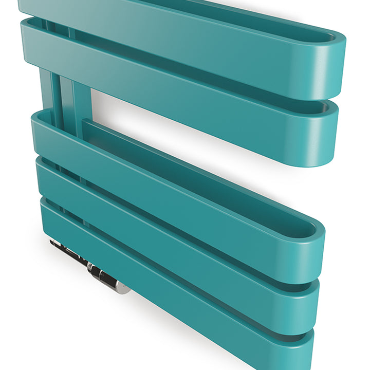 Warp S - Teal Towel Radiator - H655mm x W500mm