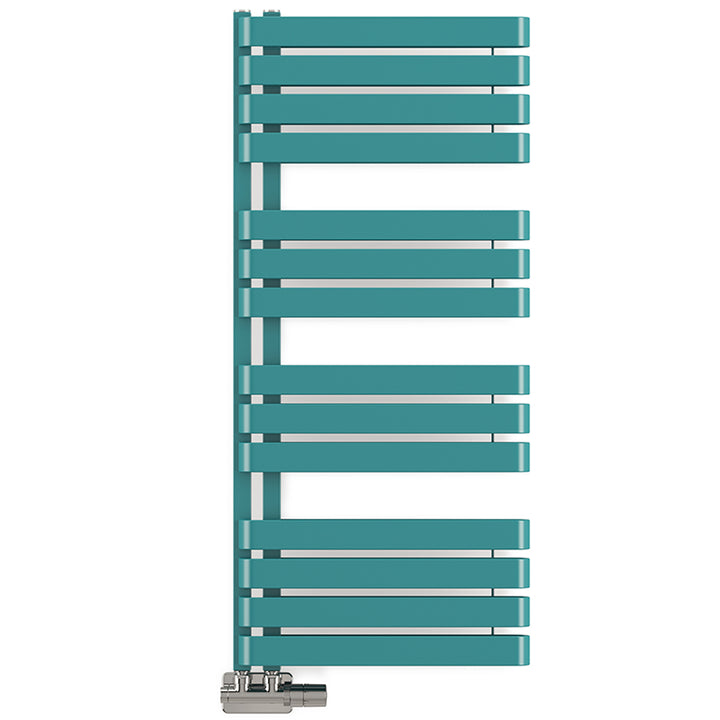 Warp S - Teal Towel Radiator - H1110mm x W500mm