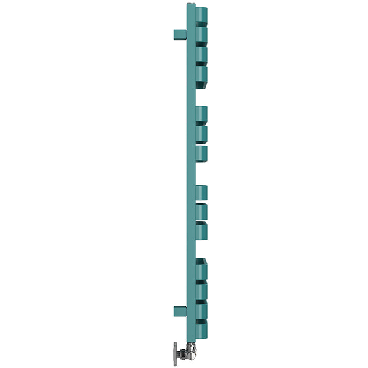 Warp S - Teal Towel Radiator - H1110mm x W500mm