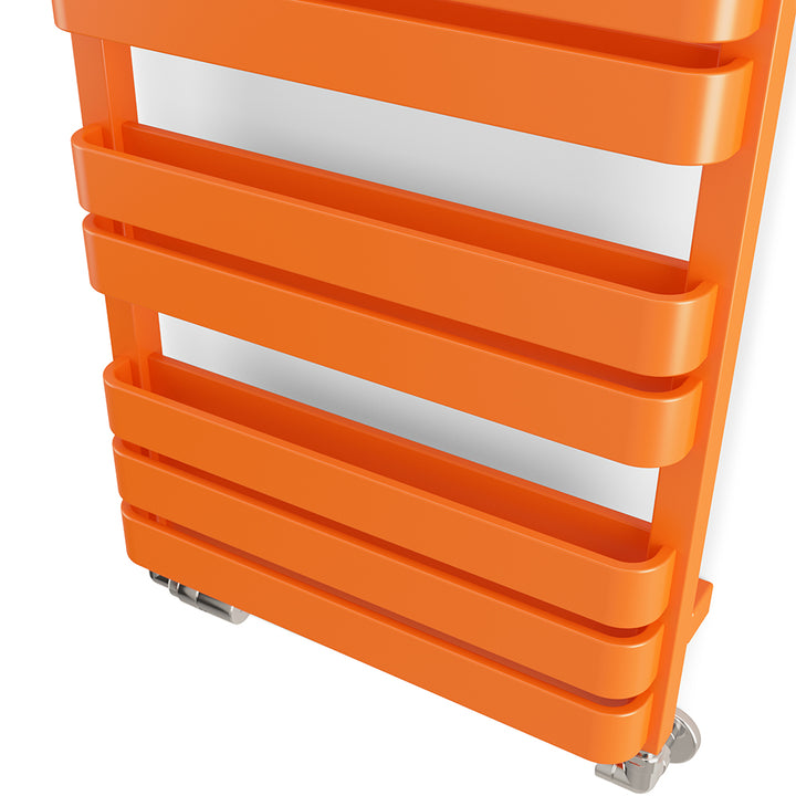 Warp T Bold - Orange Towel Radiator - H655mm x W500mm