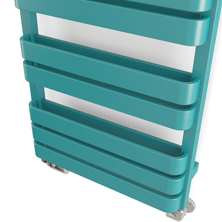 Warp T Bold - Teal Towel Radiator - H655mm x W500mm