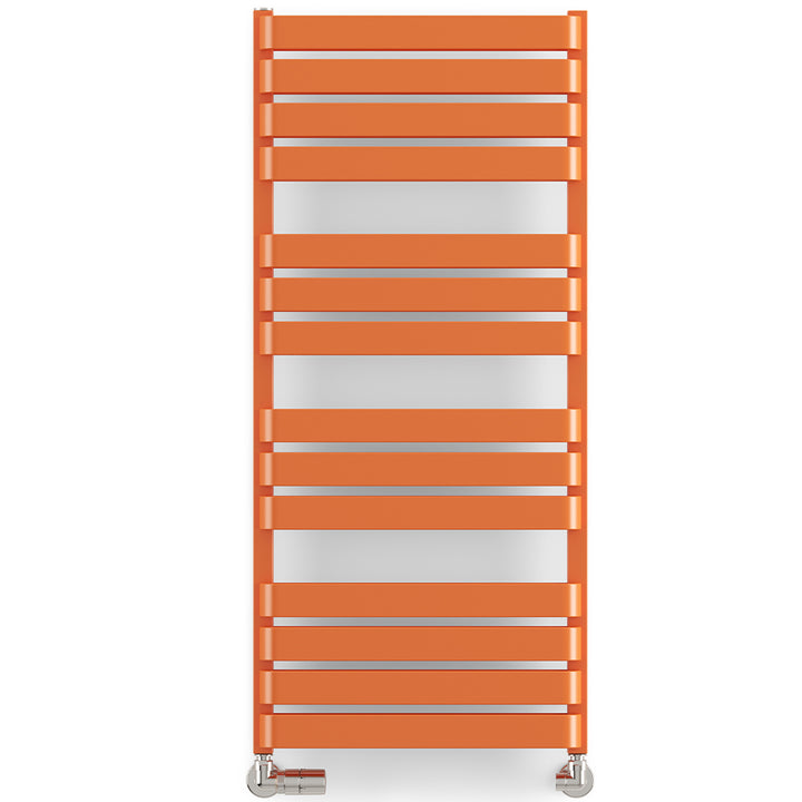 Warp T Bold - Orange Towel Radiator - H1110mm x W500mm