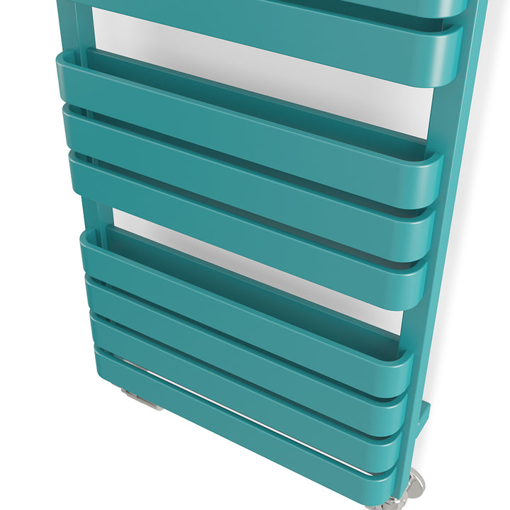 Warp T Bold - Teal Towel Radiator - H1110mm x W500mm