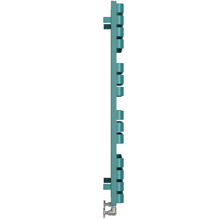 Warp T Bold - Teal Towel Radiator - H1110mm x W500mm