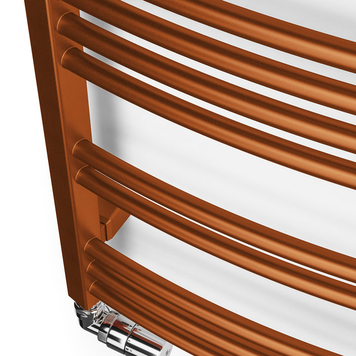 Jade - Copper Towel Radiator - H1149mm x W400mm