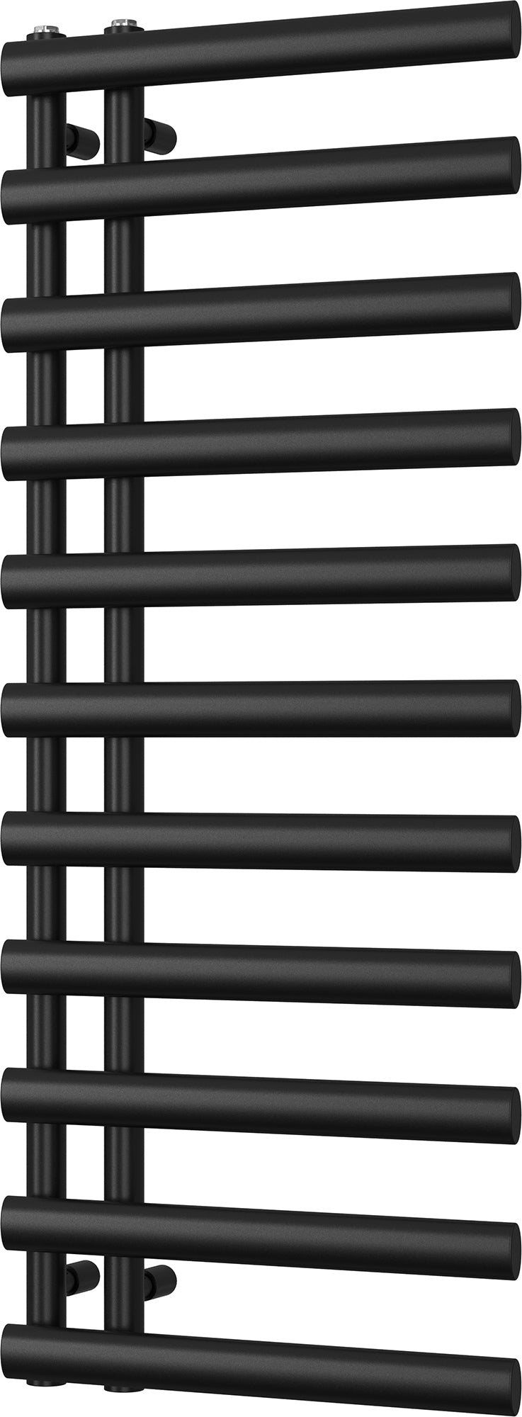 Elyan - Black Towel Radiator - H1238mm x W500mm