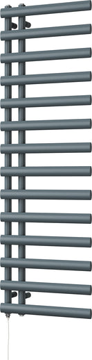 Elyan - Anthracite Electric Towel Rail H1592mm x W500mm 700w Standard