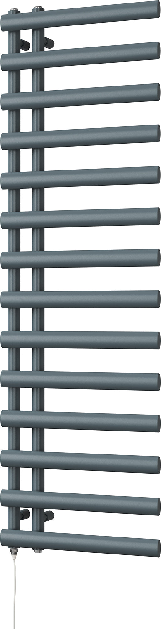 Elyan - Anthracite Electric Towel Rail H1592mm x W500mm 600w Standard