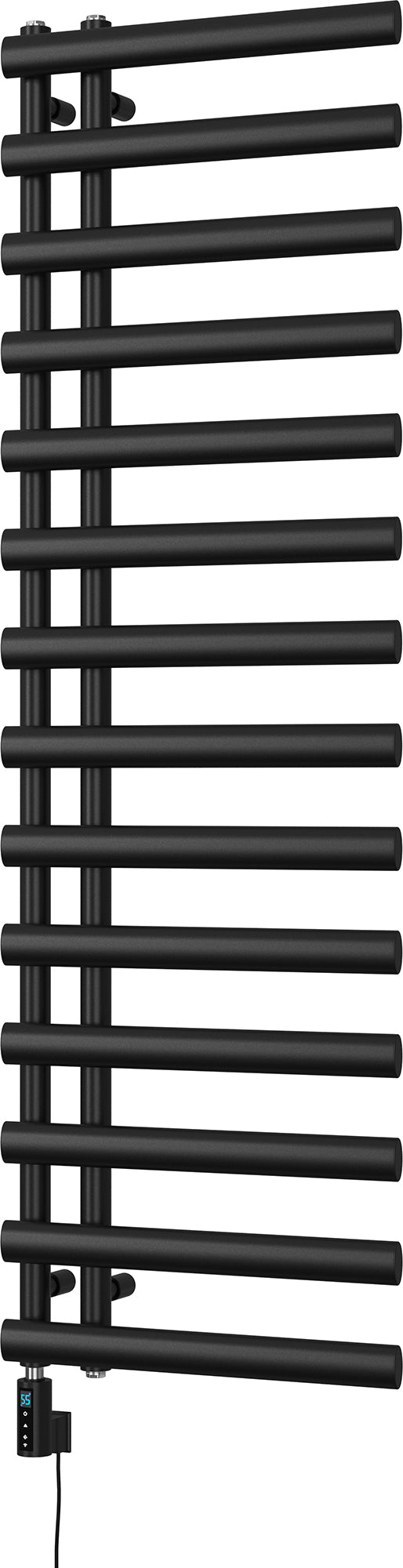 Elyan - Black Electric Towel Rail H1592mm x W500mm 600w Thermostatic WIFI