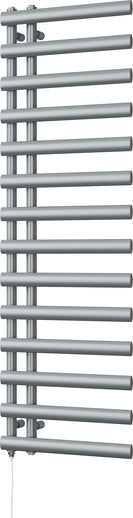 Elyan - Silver Electric Towel Rail H1592mm x W500mm 700w Standard