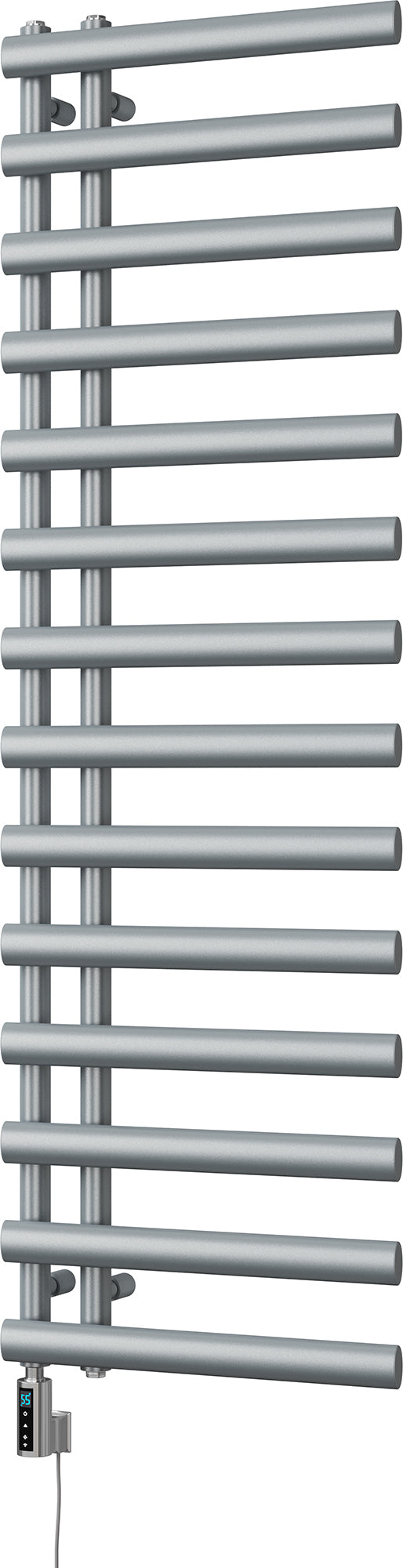 Elyan - Silver Electric Towel Rail H1592mm x W500mm 600w Thermostatic WIFI