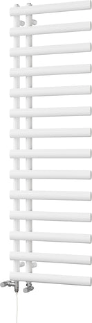 Elyan - White Dual Fuel Towel Rail H1592mm x W500mm Standard