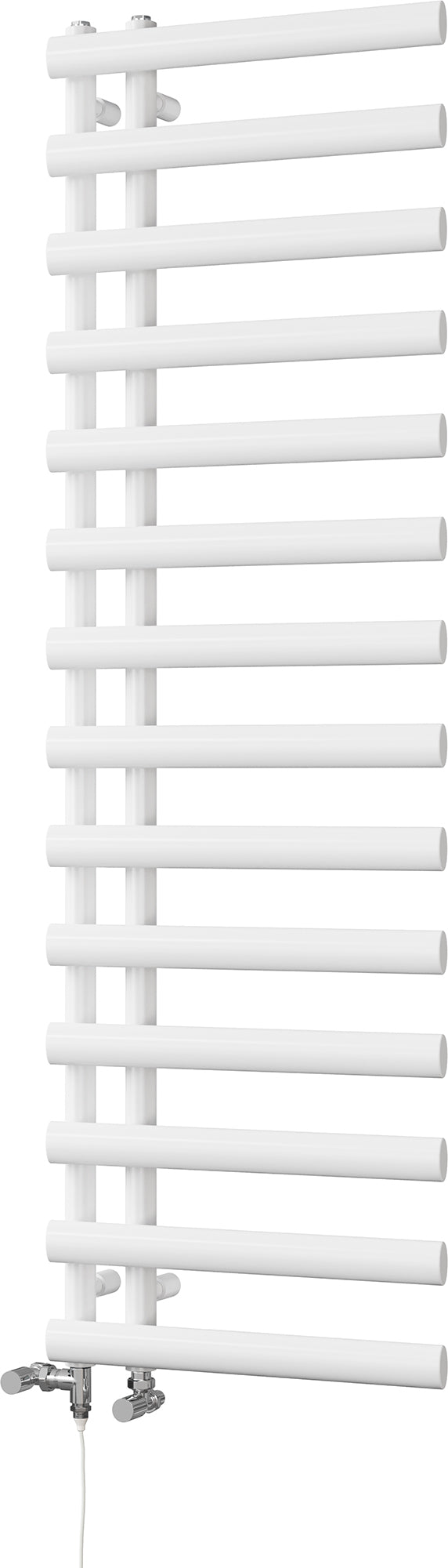 Elyan - White Dual Fuel Towel Rail H1592mm x W500mm Standard