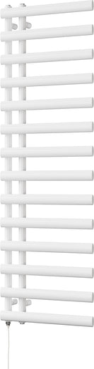 Elyan - White Electric Towel Rail H1592mm x W500mm 700w Standard
