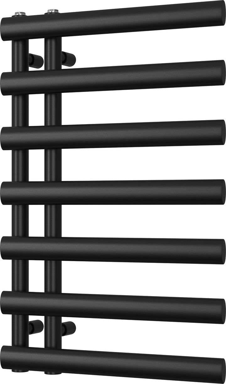 Elyan - Black Towel Radiator - H766mm x W500mm