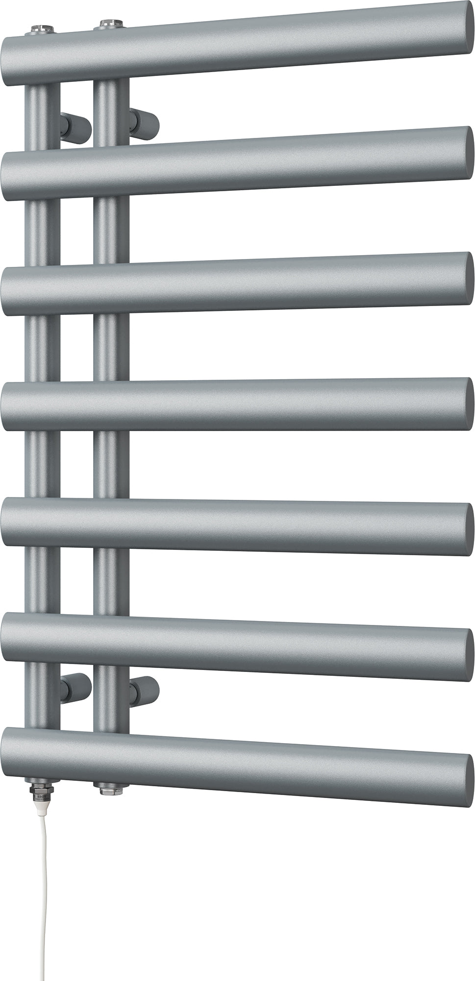 Elyan - Silver Electric Towel Rail H766mm x W500mm 300w Standard
