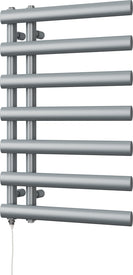 Elyan - Silver Electric Towel Rail H766mm x W500mm 300w Standard
