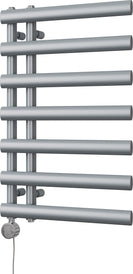 Elyan - Silver Electric Towel Rail H766mm x W500mm 300w Thermostatic