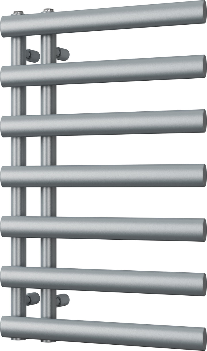 Elyan - Silver Towel Radiator - H766mm x W500mm