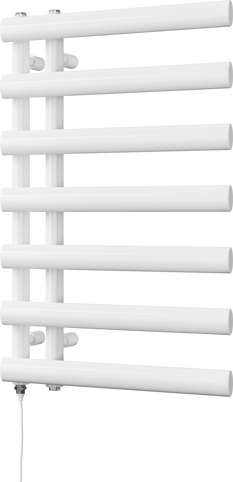 Elyan - White Electric Towel Rail H766mm x W500mm 300w Standard