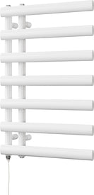 Elyan - White Electric Towel Rail H766mm x W500mm 300w Standard