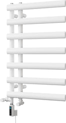 Elyan - White Dual Fuel Towel Rail H766mm x W500mm Thermostatic WIFI