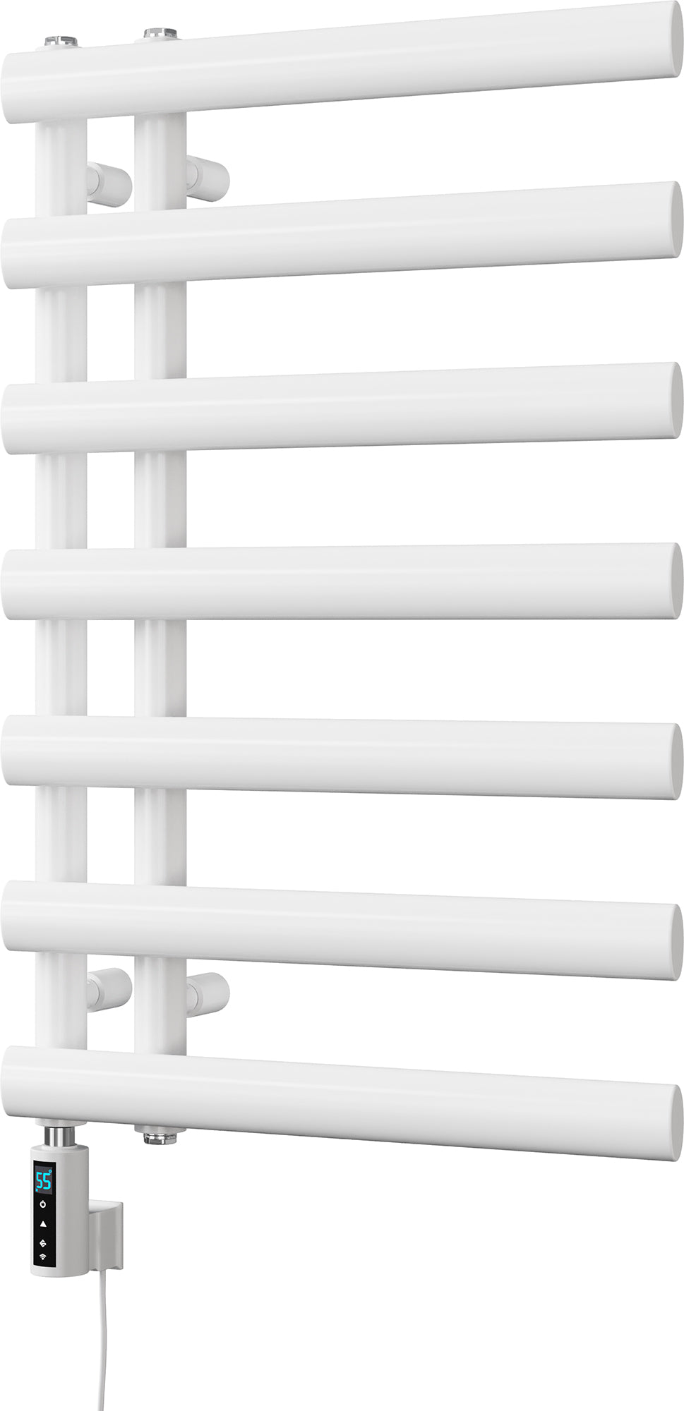 Elyan - White Electric Towel Rail H766mm x W500mm 300w Thermostatic WIFI