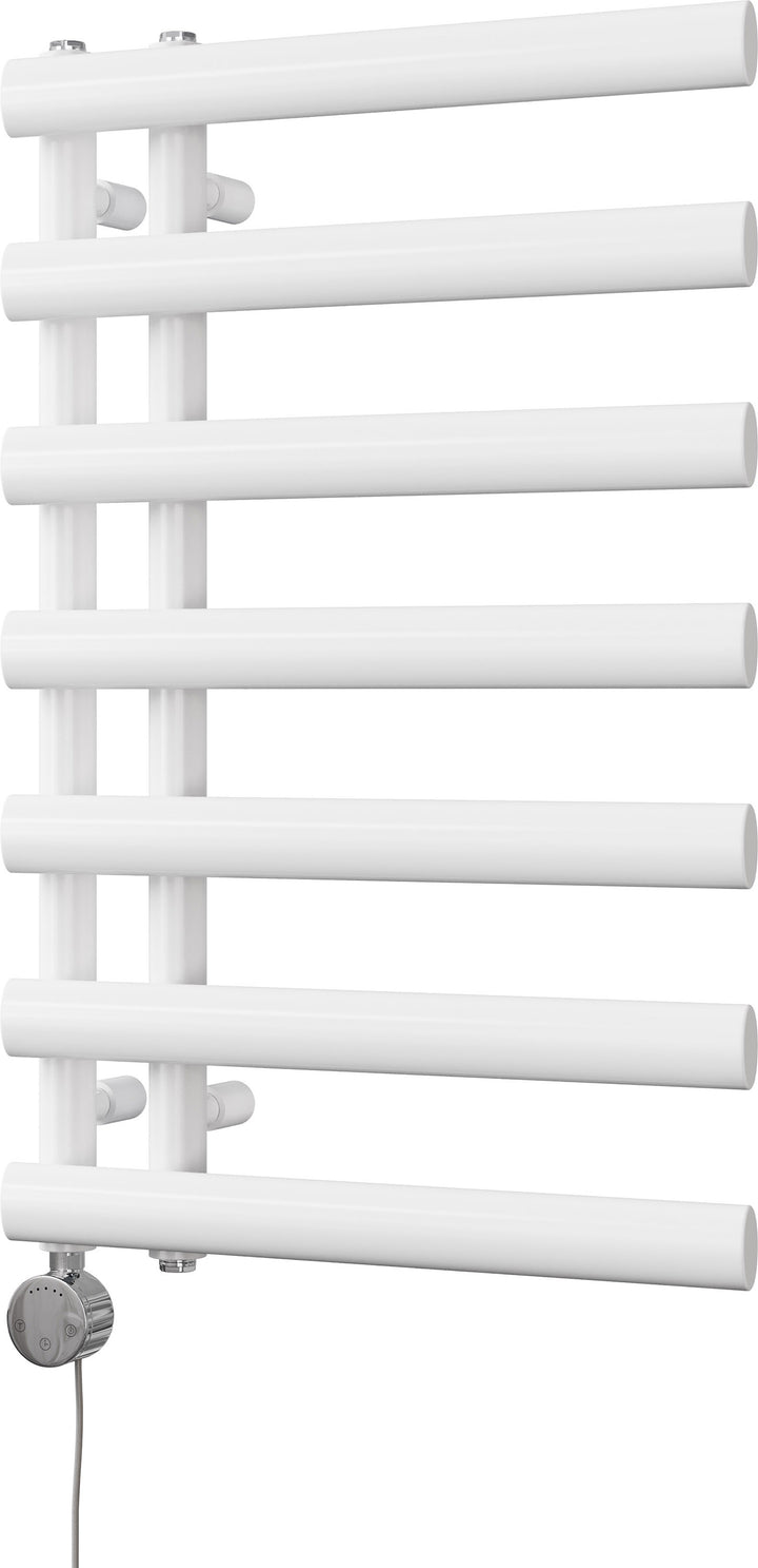 Elyan - White Electric Towel Rail H766mm x W500mm 300w Thermostatic