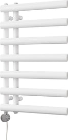 Elyan - White Electric Towel Rail H766mm x W500mm 300w Thermostatic