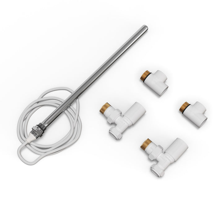 Talus - Dual Fuel Towel Rail Kit 300w Standard White