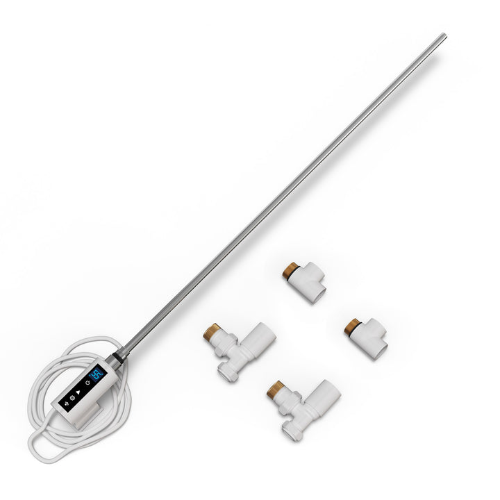 INOW - Dual Fuel Towel Rail Kit 600w Thermostatic WIFI White