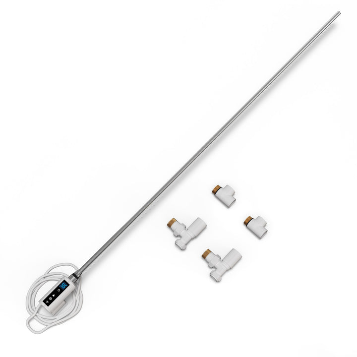 INOW - Dual Fuel Towel Rail Kit 1200w Thermostatic WIFI White